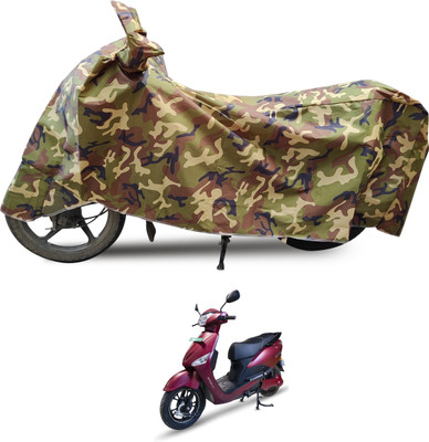 Euro Care Waterproof Two Wheeler Cover for Hero(Electric Optima, Black)