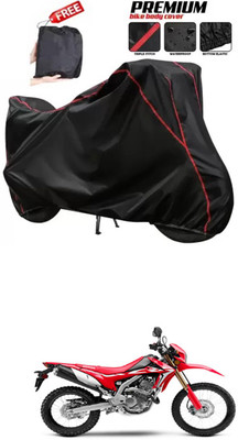 DeepShakshi AUTOMOTIVE Two Wheeler Cover for Honda(CRF 250 L, Black)
