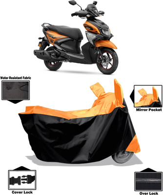 Amexride Two Wheeler Cover for Yamaha(RayZR 125 Fi, Orange)