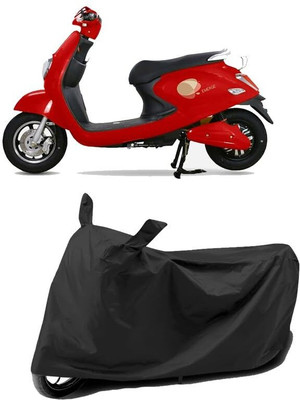 AASHTIK MART Two Wheeler Cover for Techo Electra(Neo, Black)