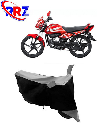 RRZ Waterproof Two Wheeler Cover for Hero(Splendor NXG, Black, Grey)