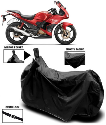 MMSSTAR Waterproof Two Wheeler Cover for Hero(Karizma, Black)