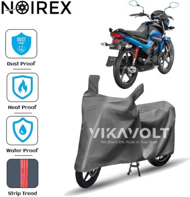 NOIREX Two Wheeler Cover for Hero(Splendor I Smart, Grey)