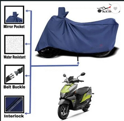 Tritika Waterproof Two Wheeler Cover for Suzuki(Avenis 125, Blue)