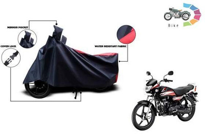 DeepShakshi AUTOMOTIVE Waterproof Two Wheeler Cover for Universal For Bike(Red, Black)