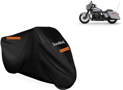 Juvdoxj Waterproof Two Wheeler Cover for Harley Davidson(Street Glide Special, Black)