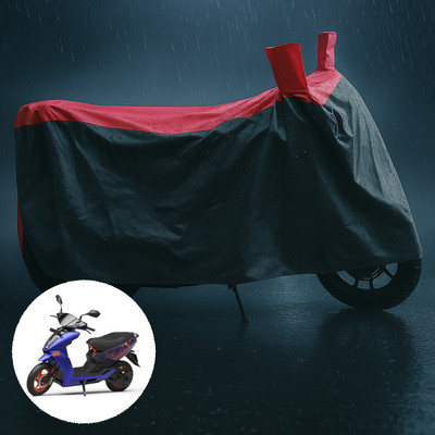 PAGORA Waterproof Two Wheeler Cover for Ather(450, Grey, Red)