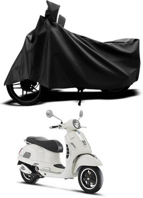 KEDIT Two Wheeler Cover for Vespa(GTS Super 125, Black)