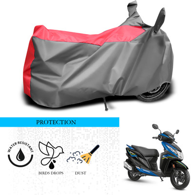 GOSHIV-car and bike accessories Waterproof Two Wheeler Cover for Honda(Dio, Grey, Red)