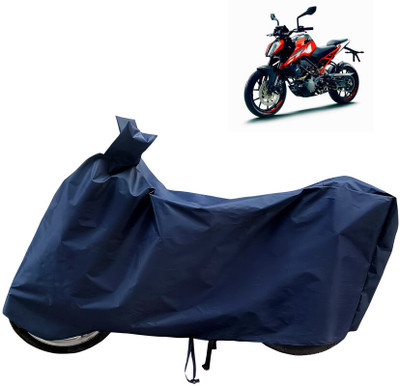 Horseyaart Waterproof Two Wheeler Cover for KTM(125 Duke, Blue)