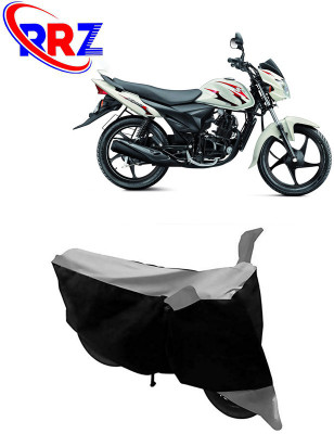 RRZ Waterproof Two Wheeler Cover for Suzuki(Hayate EP, Black, Grey)