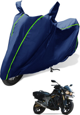 Auto Hub Waterproof Two Wheeler Cover for Mahindra(Mojo, Blue)
