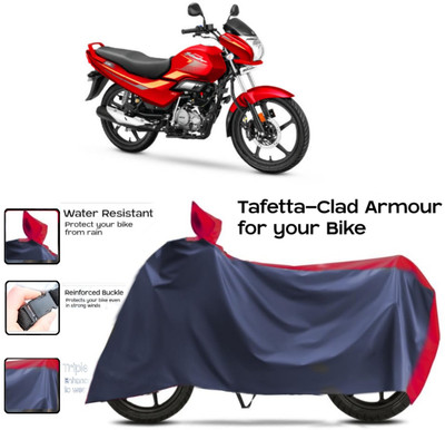 HWSXQAE Two Wheeler Cover for Hero(MotoCorp Super Splendor, Red, Blue)