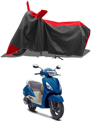 APNEK Waterproof Two Wheeler Cover for TVS(Jupiter, Red, Black)