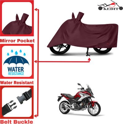 KEDIT Two Wheeler Cover for Honda(CBR 250R, Maroon)