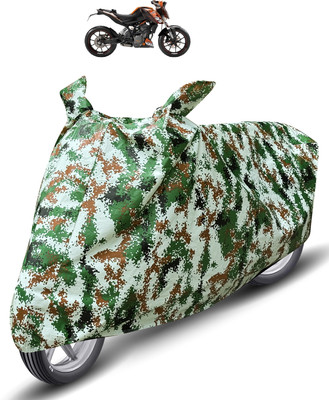 MOCKHE Waterproof Two Wheeler Cover for KTM(Duke 200, Green)
