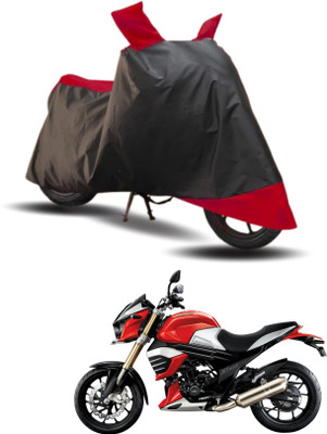 KEDIT Two Wheeler Cover for Mahindra(Mojo, Red, Black)