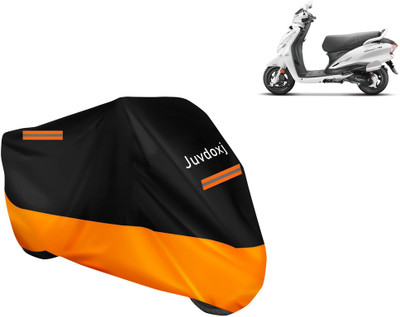 Juvdoxj Waterproof Two Wheeler Cover for Hero(Duet 125CC, Orange)