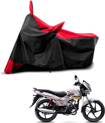 KEDIT Two Wheeler Cover for Mahindra(Centuro Rockstar, Red, Black)