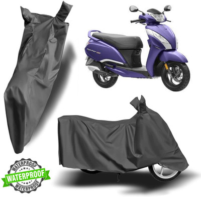 NG Auto Front Waterproof Two Wheeler Cover for TVS(Jupiter 125, Grey)