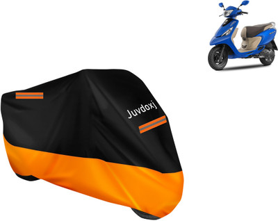 Juvdoxj Waterproof Two Wheeler Cover for TVS(Scooty Zest 110, Orange)
