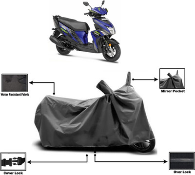 Amexride Two Wheeler Cover for Yamaha(Cygnus Ray ZR, Grey)