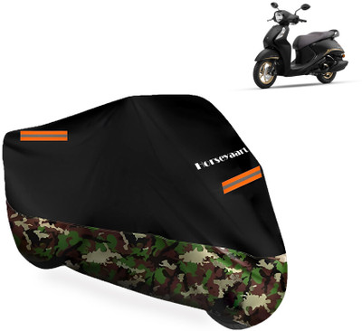 Horseyaart Waterproof Two Wheeler Cover for Yamaha(Fascino 125, Multicolor)