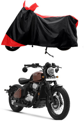 GROFATIK Two Wheeler Cover for JAWA(42, Red)