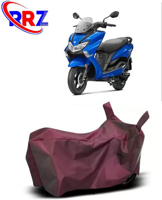RRZ Waterproof Two Wheeler Cover for Suzuki(Burgman Street, Maroon)