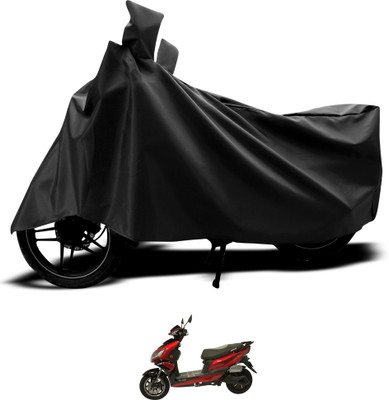 GOSHIV-car and bike accessories Two Wheeler Cover for Okinawa(Black)