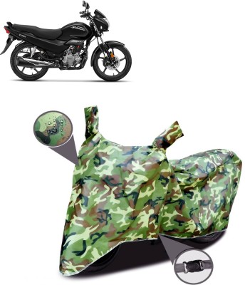 AutoGalaxy Waterproof Two Wheeler Cover for Hero(Super Splendor, Green)