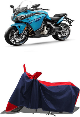 SUGASHRI Waterproof Two Wheeler Cover for CFMoto(650GT BS6, Red, Blue)