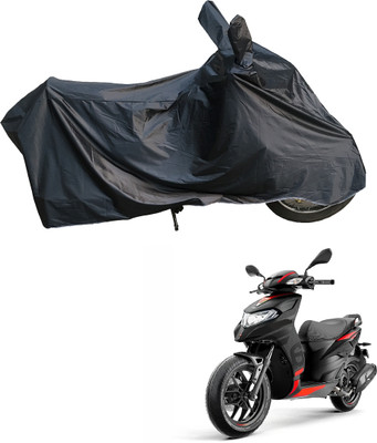 Motodreka Waterproof Two Wheeler Cover for Aprilia(SR 160, Black)