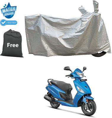 PAGORA Waterproof Two Wheeler Cover for Hero(Dash, Silver)