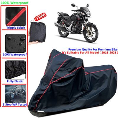 SThanaveX Waterproof Two Wheeler Cover for Hero(CBZ Extreme, Black)