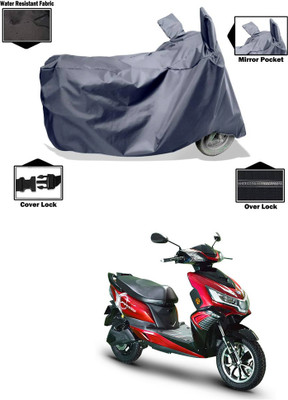 GOSHIV-car and bike accessories Waterproof Two Wheeler Cover for Okinawa(Grey)