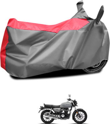 PAGORA Waterproof Two Wheeler Cover for Honda(Hness CB350, Grey, Red)