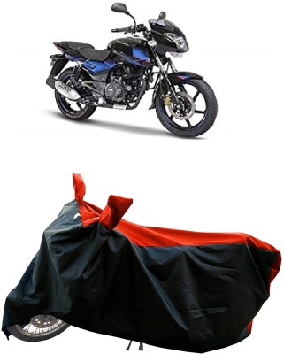 KEDIT Two Wheeler Cover for Bajaj(Pulsar 180 DTS-i, Red, Black)