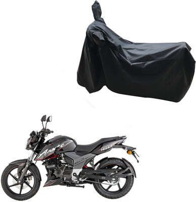 KEDIT Two Wheeler Cover for TVS(Apache RTR 160 4V, Black)