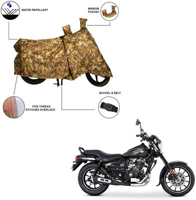 Furnish Flow Two Wheeler Cover for Bajaj(Avenger Street 160, Multicolor)