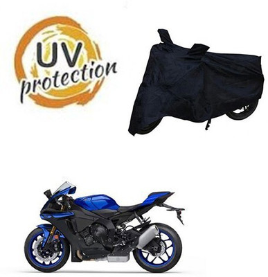 Mdstar Waterproof Two Wheeler Cover for Yamaha(YZF R1, Black)