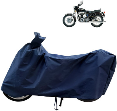 Horseyaart Waterproof Two Wheeler Cover for Royal Enfield(Electra 4S, Blue)