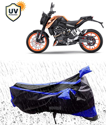 MOVIQUE Waterproof Two Wheeler Cover for KTM(125 Duke, Blue)