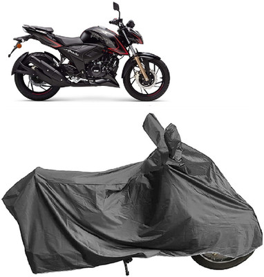 DIGGU Two Wheeler Cover for TVS(Apache RTR 200, Grey)