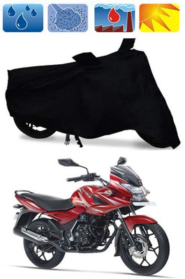 Mdstar Waterproof Two Wheeler Cover for Bajaj(Discover 150 f, Black)