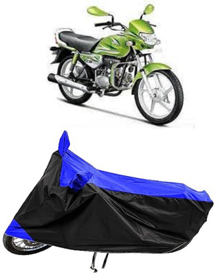 Mdstar Waterproof Two Wheeler Cover for Hero(HF Deluxe Eco, Blue)