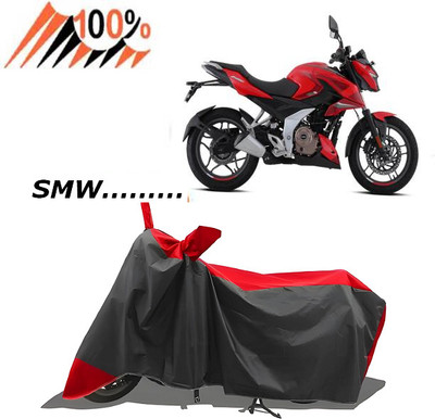 smwzxyu Waterproof Two Wheeler Cover for Bajaj(Pulsar 180F BS6, Red)