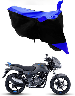 Furious3D Two Wheeler Cover for Bajaj(Pulsar 125, Blue, Black)