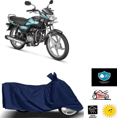 TPNYKR Waterproof Two Wheeler Cover for Hero(HF Deluxe, Blue)