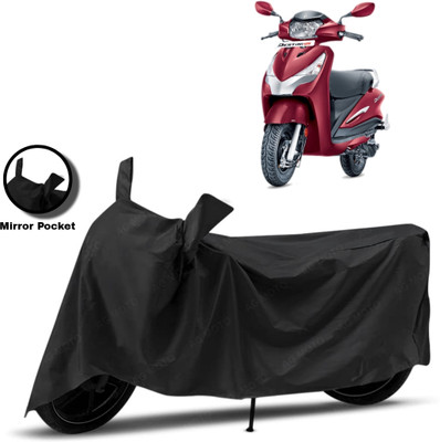 HWSXQAE Waterproof Two Wheeler Cover for Universal For Bike(Black)